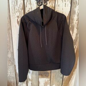 Juicy Couture Sport relaxed crop womens pullover black size medium